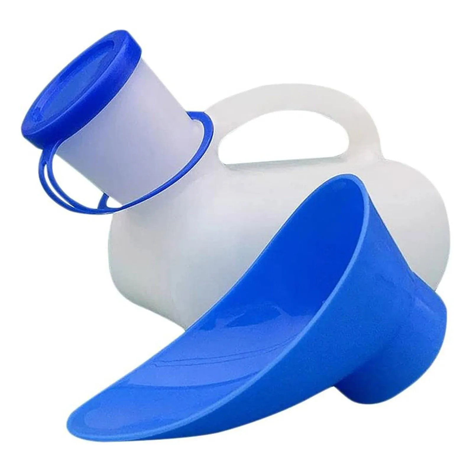 Urinario de emergencia grueso y portátil para hombres, gran capacidad para pacientes mayores con tapa, urinario nocturno, botella de ayuda práctica para embarazadas