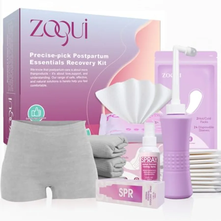 

Набор для восстановления после родов для мам, 20 предметов: необходимые вещи для роддома, послеродовые прокладки, бутылочка для ухода, охлаждающий спрей