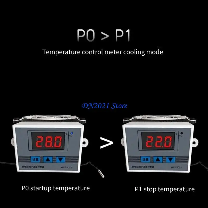 F3KE 12V1A Controle temperatura Ventilador para PC e Multimedias Radiator 8cm 12cm
