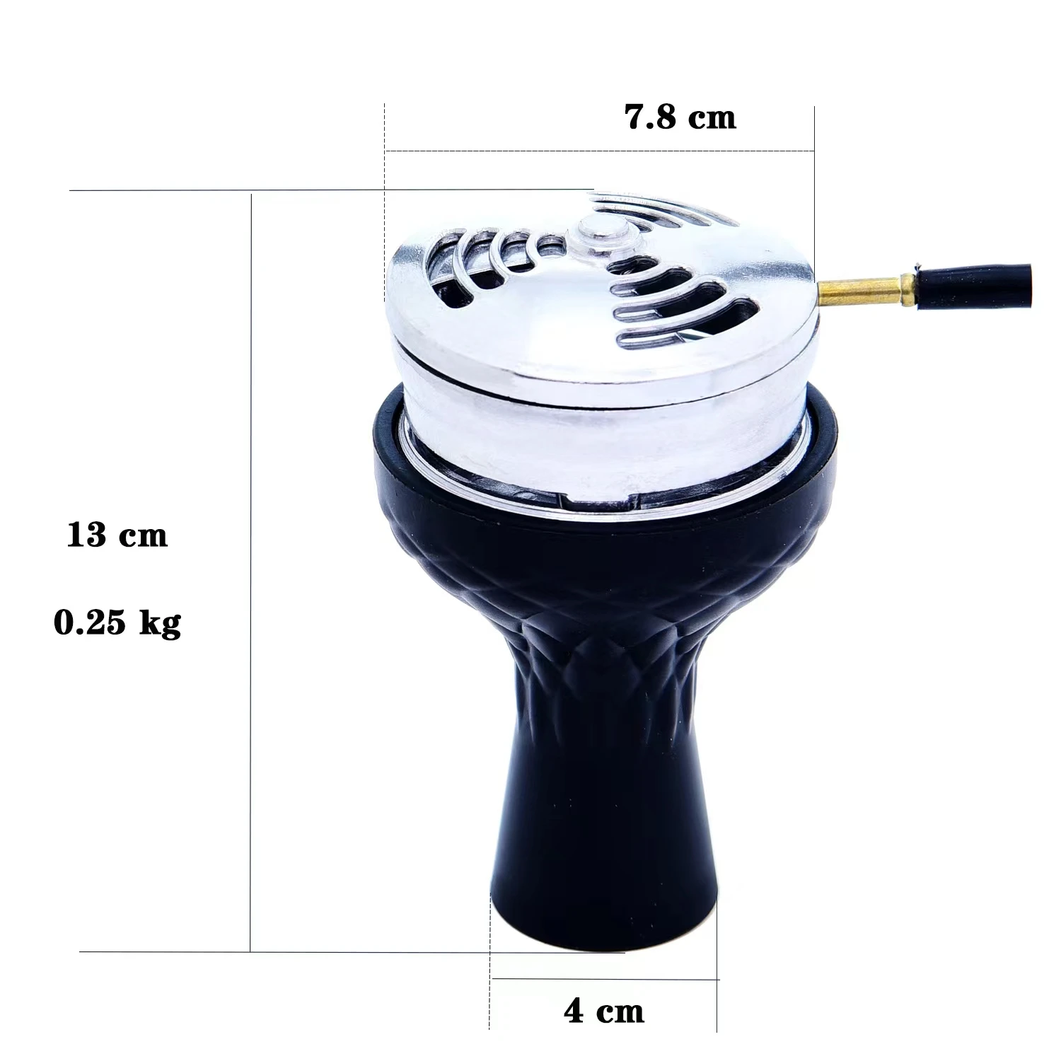 1pc Metal Hookah Charcoal Holder Kit with Smoke Bowl Protable Tobacco Heater Chicha Nargile Water Pipe Smoking Accessories