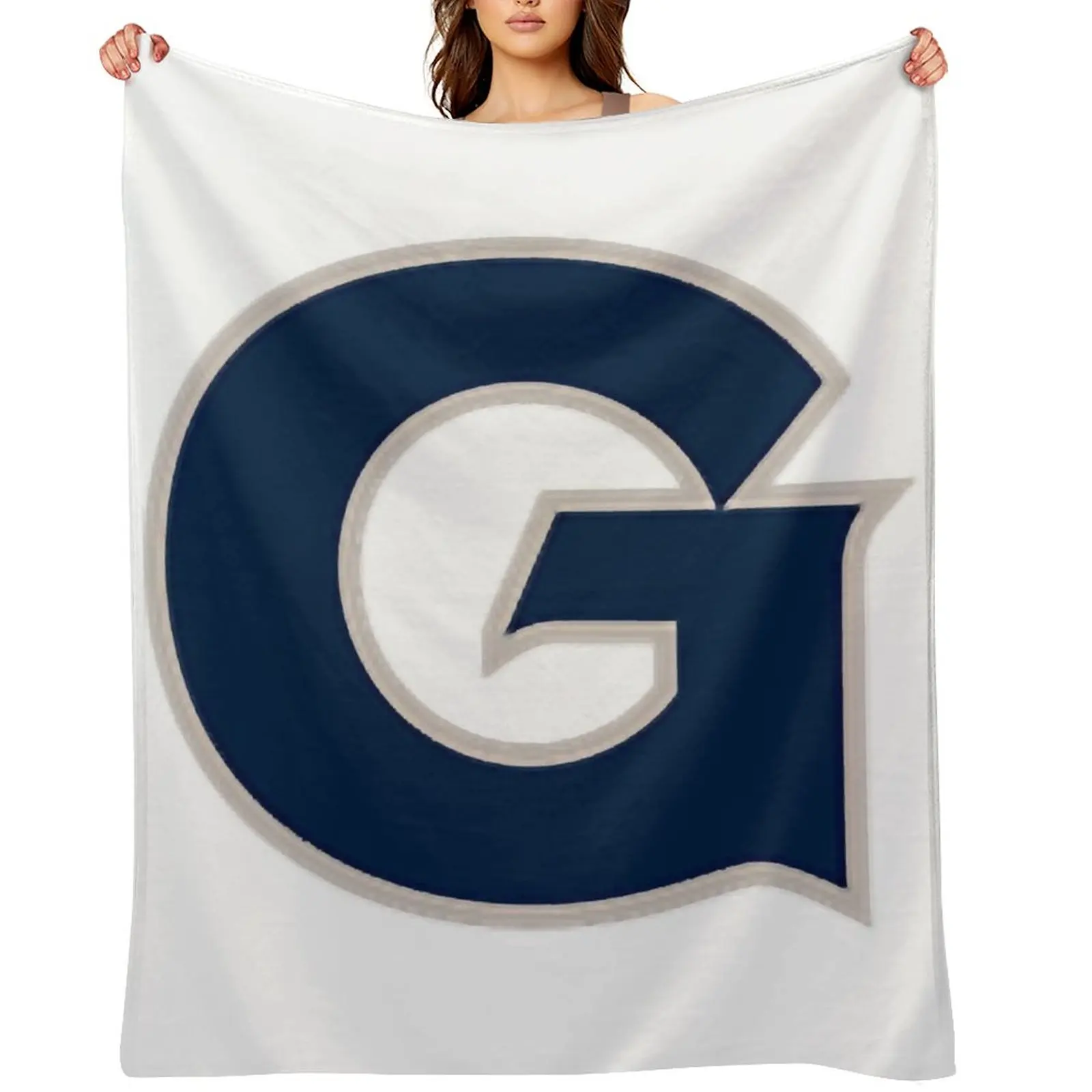 

Georgetown University Logo Throw Blanket Giant Sofa christmas gifts Beach Luxury Blankets
