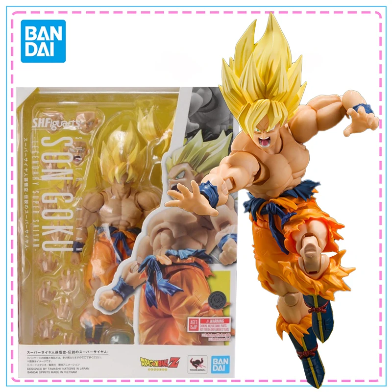 

Bandai S.H.Figuarts Dragon Ball Son Goku Iegendary Super Saiyan Collection Action Figure Original Genuine SHF Model Kit Toys