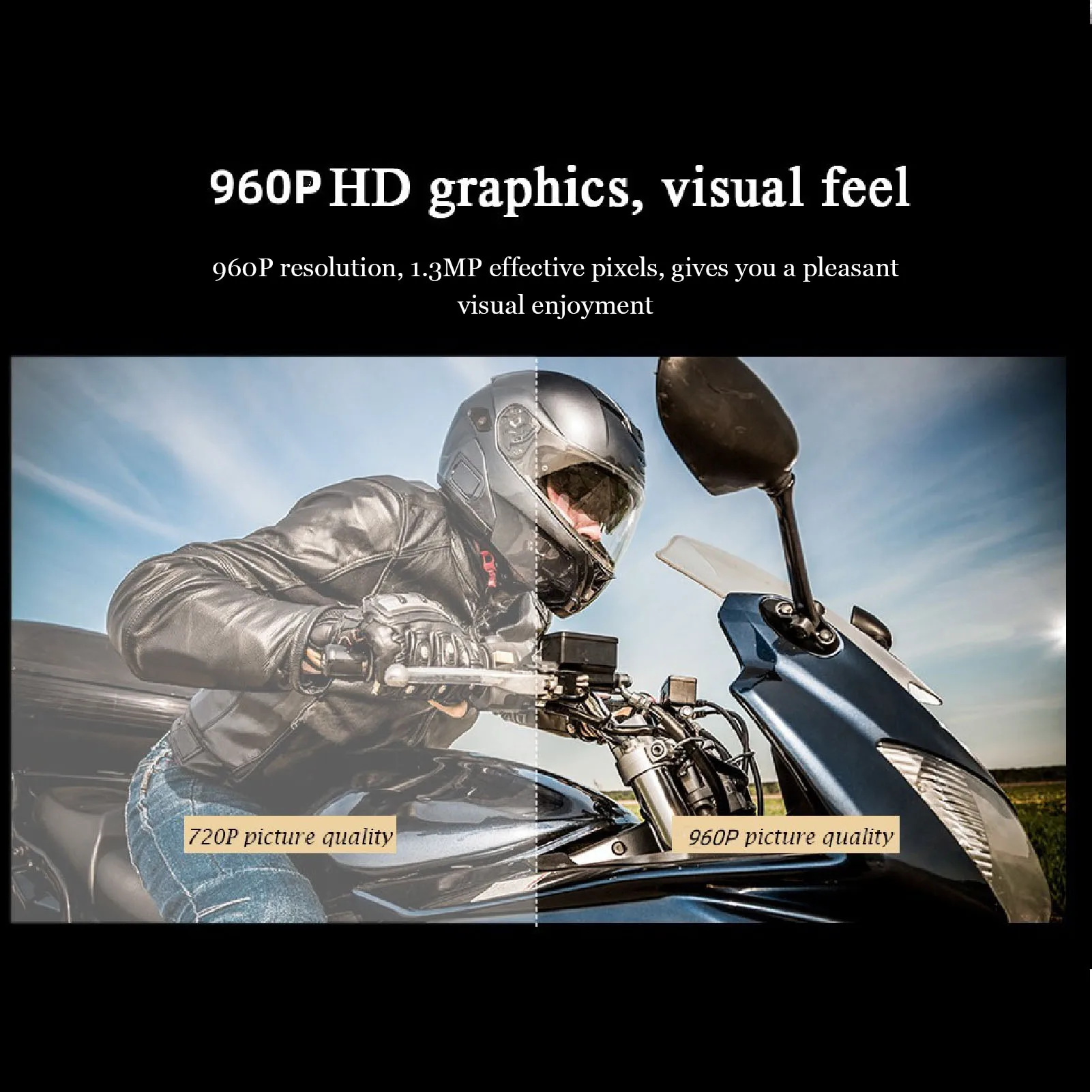 دراجة نارية كاميرا رياضية HD 960P كاميرا الحركة الرياضية دراجة نارية فيديو كاميرا فيديو DV مسجل فيديو الدراجة