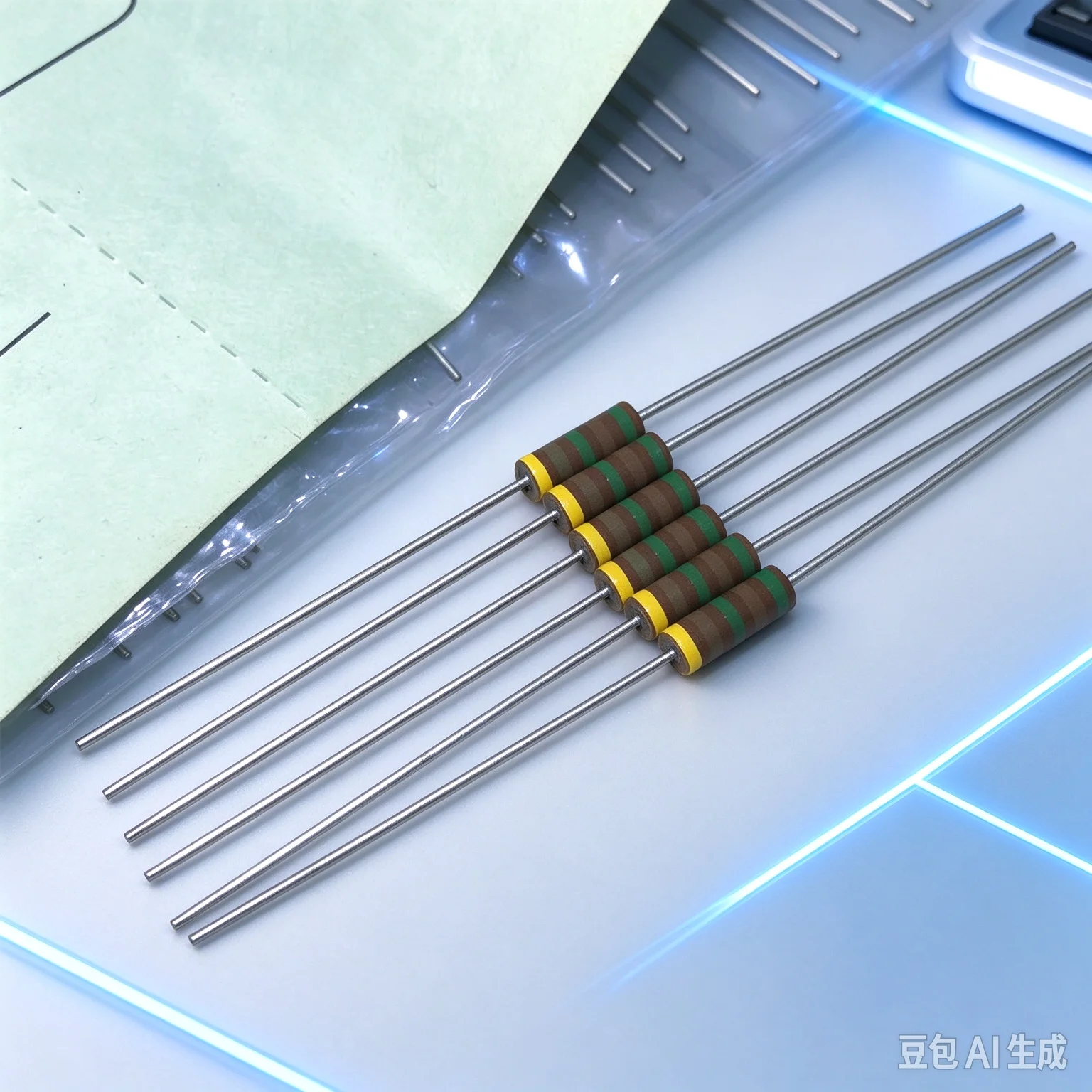 Boxed for AB 1/2W 5.1M Antique Carbon Non-inductive Resistor  100pcs