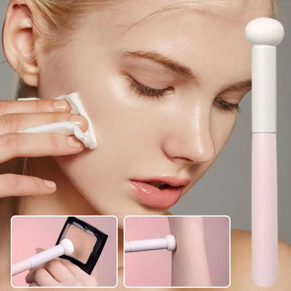 Wet and Dry Dual-use Makeup Brush Soft Mushroom Head Lip Puff Professional Brush Smudge Concealer Cream Makeup Brushes Tool N7P0