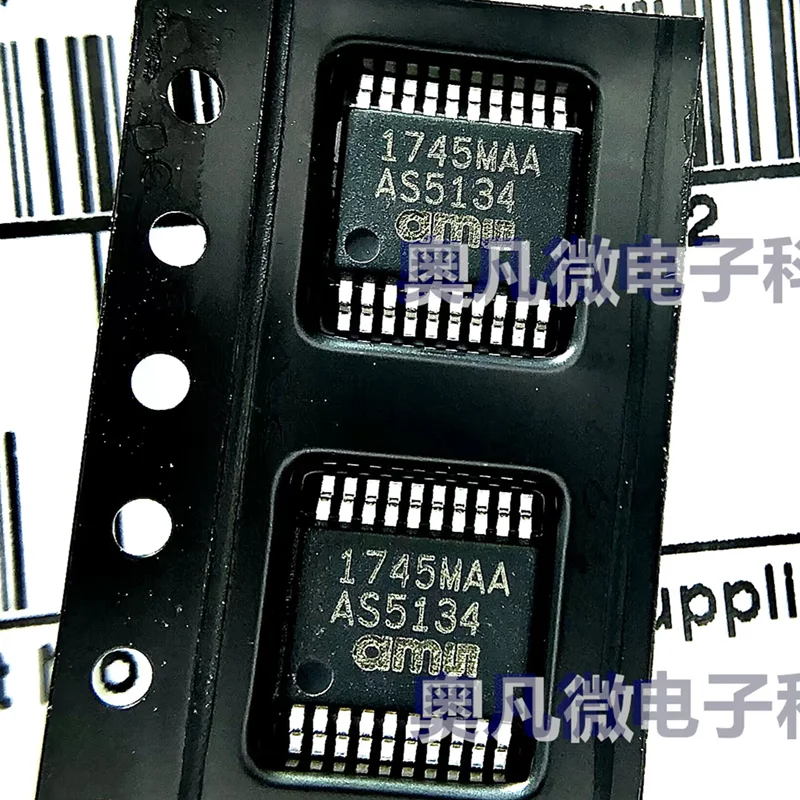 2PCS~10PCS/LOT  New original  AS5134-ZSSM  AS5134-ZSST  AS5134  SSOP20  Chips and magnets.