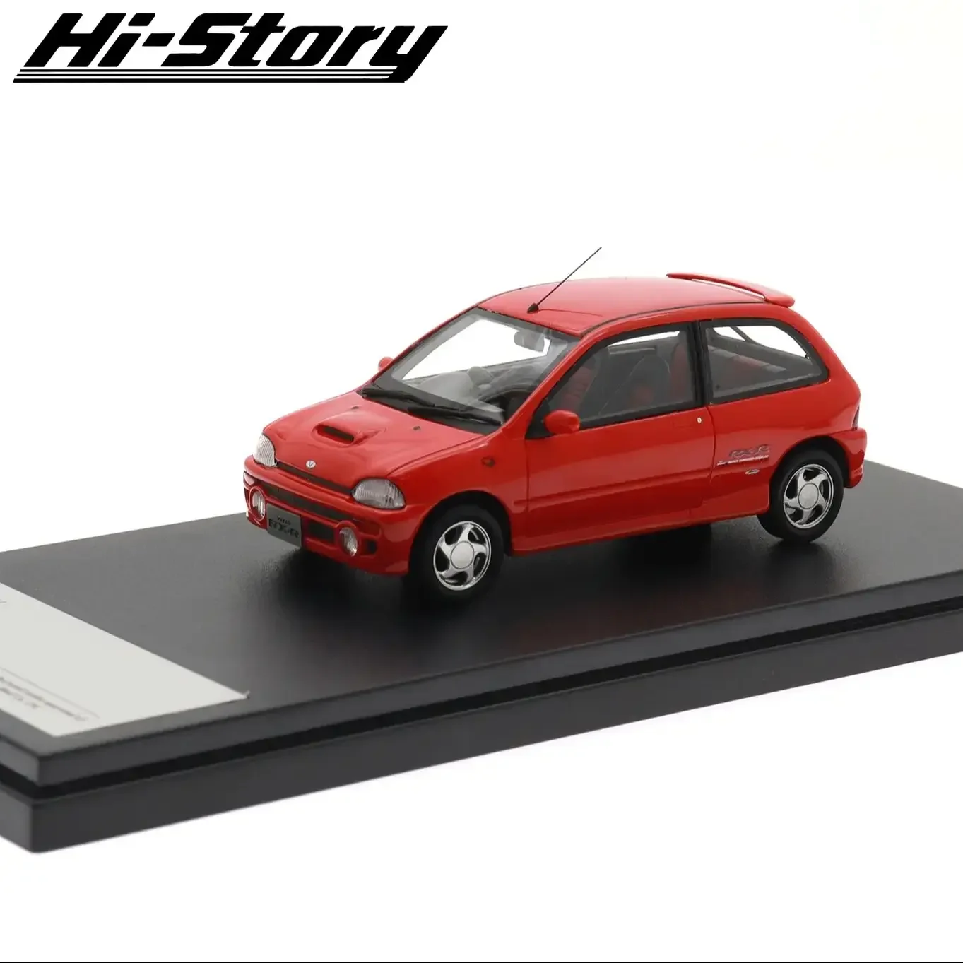 Hi-Story 1/43 Modello In Resina Auto Subaru Vivio RX-R 4WD 1992 J-43590 Alta Simulazione Da Collezione Display Modello di Veicolo Giocattolo Regalo Deco