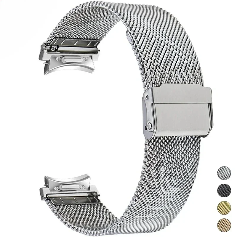 No Lücken Edelstahlband für Samsung Galaxy Uhrenarmband 6 5 4 40 mm 44 mm 6 4 Classic 43 mm 47 mm Metallarmband für Galaxy 5Pro