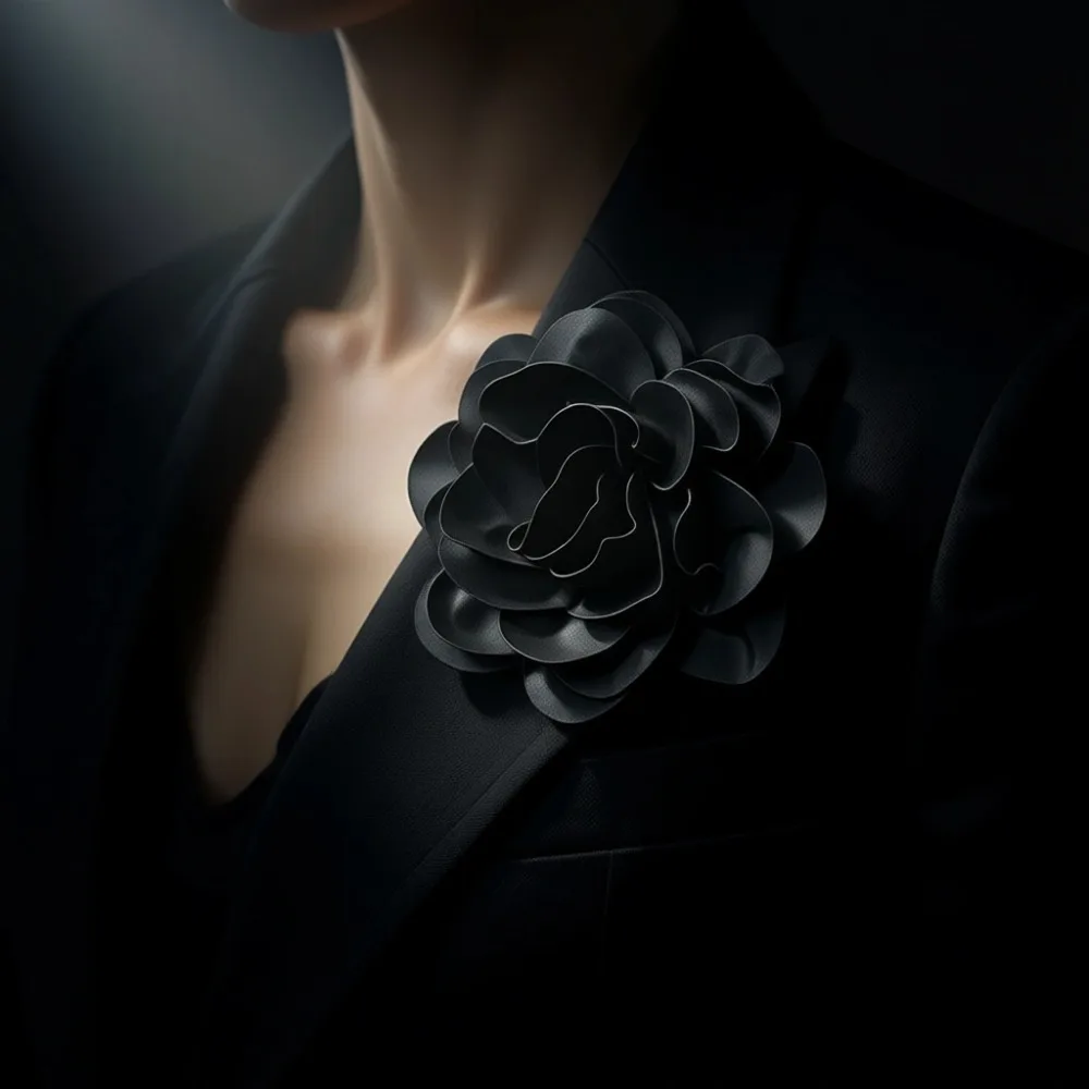 

Большие броши в виде роз для женщин, аксессуары для вечерних платьев и выпускных вечеров