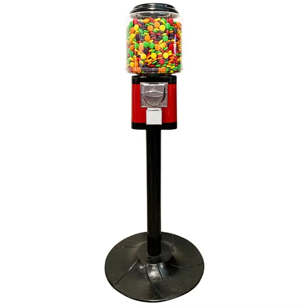 

Indoor Amusement Park Commercial Candy Gum Dispenser Triple Classic Gum Vending Machine with Stand