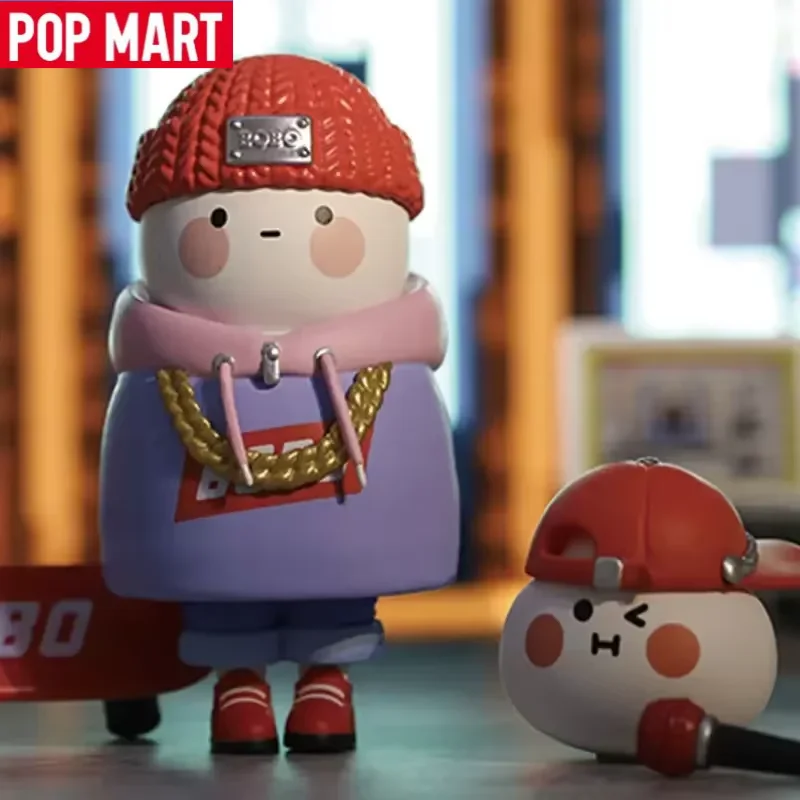POP MART Bobococo tiene una pequeña tienda serie ciega caja aleatoria juguete Anime figura modelo dibujos animados Guess caja decoración para niñas regalo