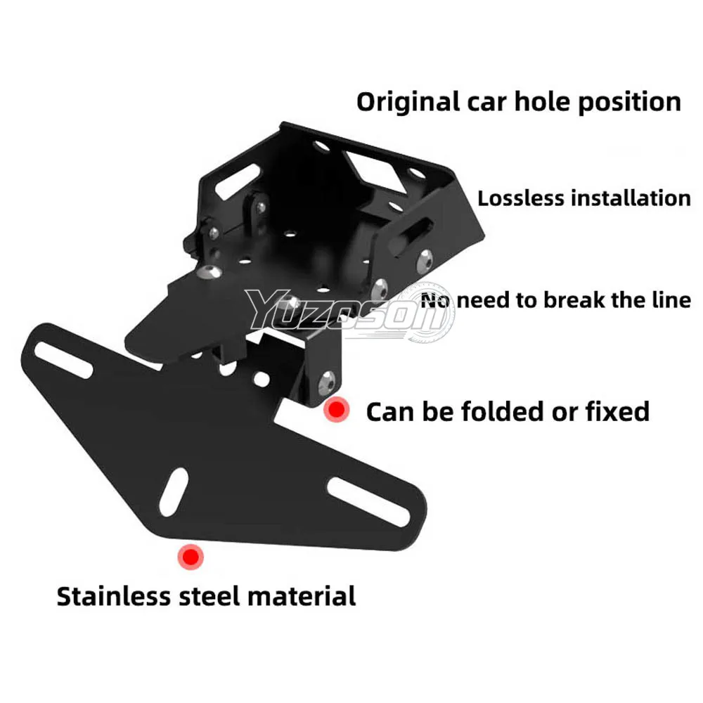 License Plate Holder For CFMOTO 675SS 675SR-R 675NK 2024-2025 675 SR SS NK Motorcycle Rear Tail Tidy Fender Eliminator Kit
