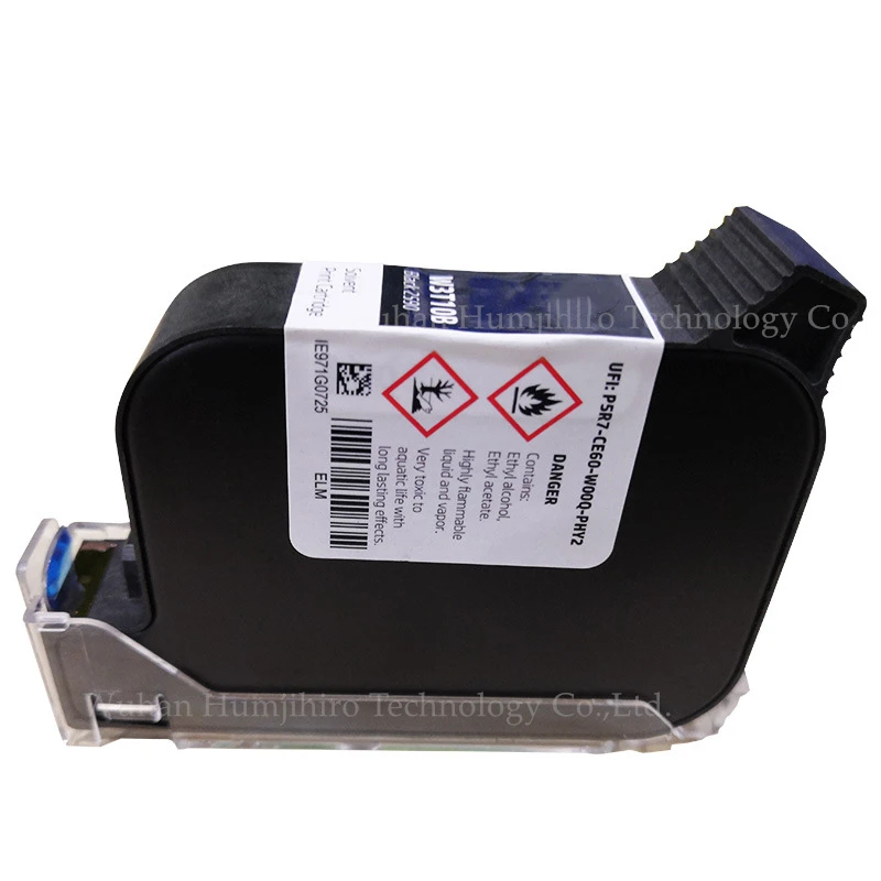 For HP 2590 W3T10B Ink Cartridge Handheld Inkjet Printer Cartridge Solvent Black Quick-drying Ink Cartridges