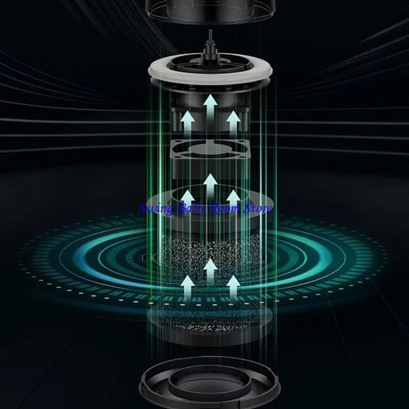 K1ADスモールカーエア浄化器静かな操作静かなフィルターエアクリーナー効果