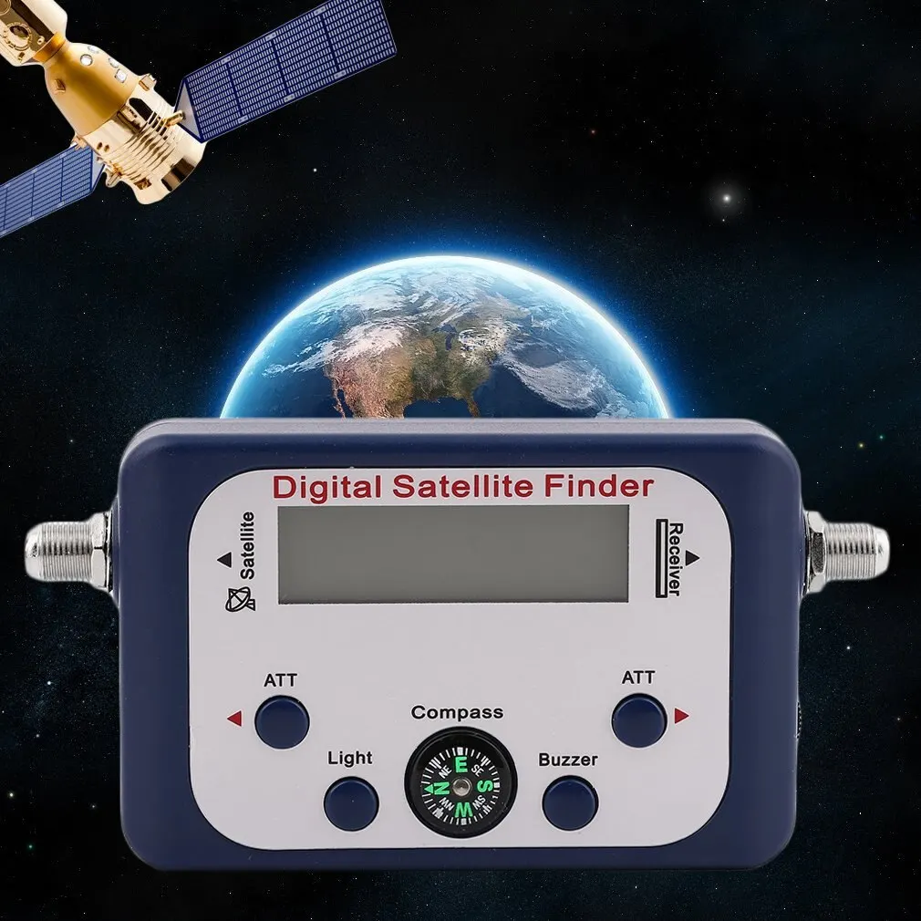 Hot Digital GSF-9506 Satellite Finder Meter Satlink Receptor TV Signal Receiver Sat Decoder Satfinder LCD Display Dropshipping