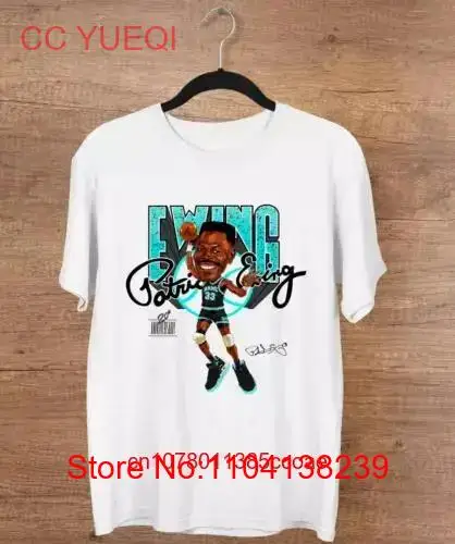 Patrick Ewing Caricature Men T shirt White  All Size S to 5XL JJ3819 long or short sleeves