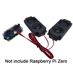 Плата расширения динамиков Raspberry Pi 4B/3B/Zero, звуковая карта с ШИМ, усиление звука GPIO