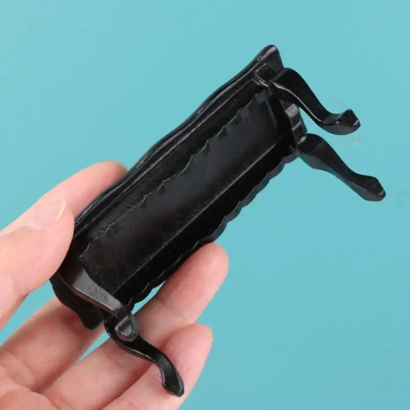 1Pcs 1:12 Dollhouse Mini Wave Tea Table Ornament Miniature Furniture Table Coffee Table Livingroom Leisure Table Model