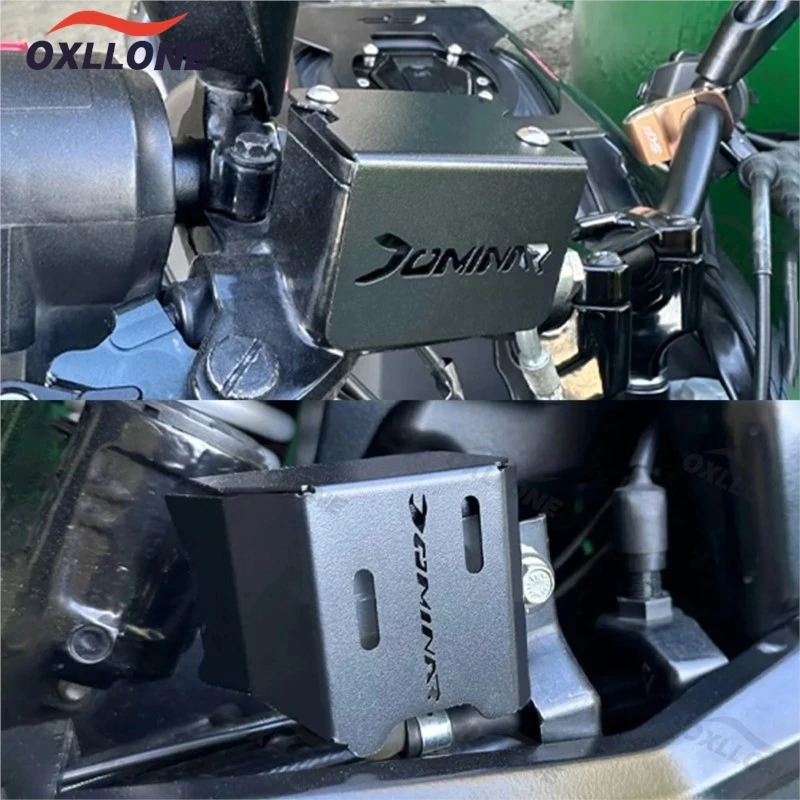 

Front Rear Brake Fluid Reservoir Cap Guard For BAJAJ DOMINAR 250/400 ALL YEARS Motorcycle Accessories Brake Reservoir Protector