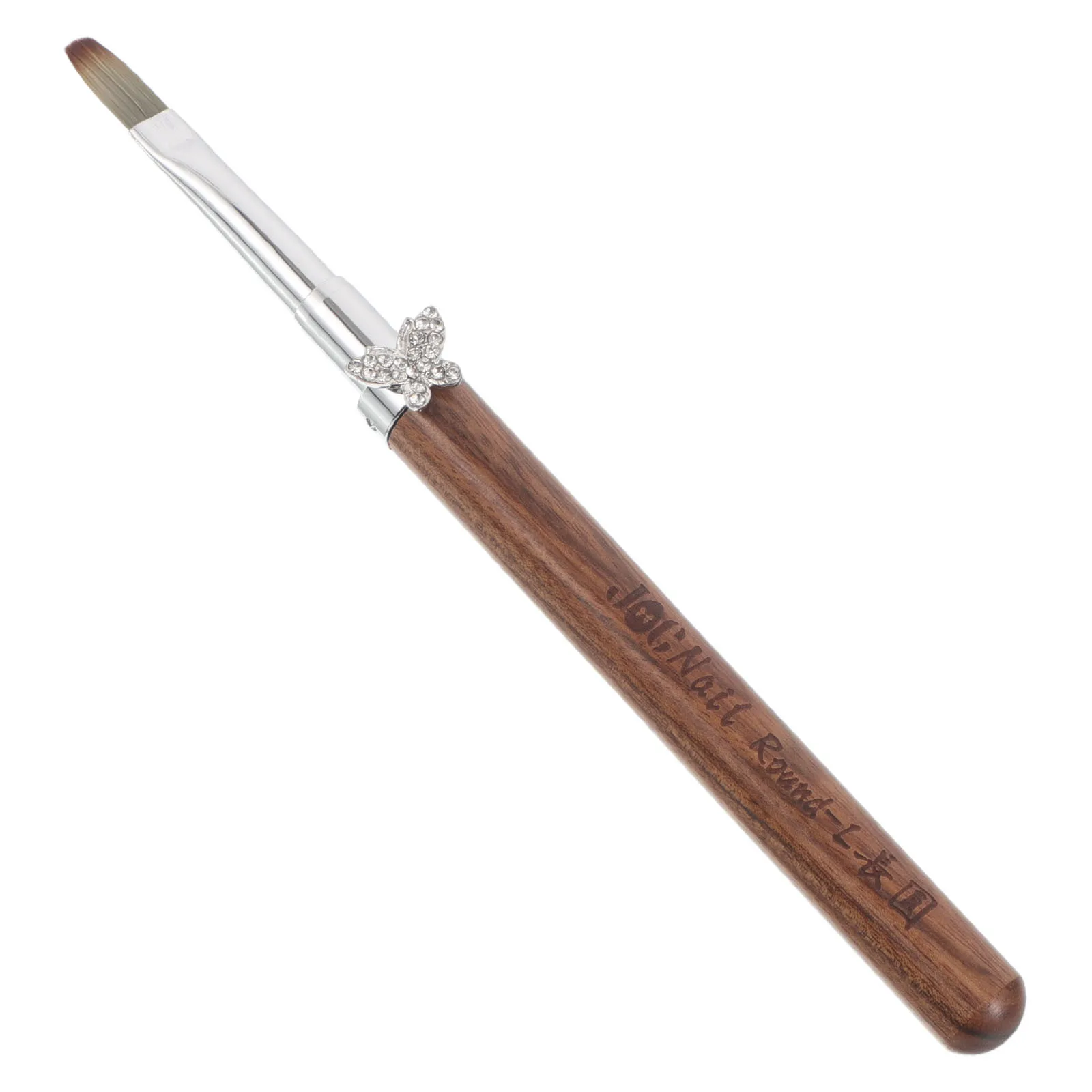 

Art Brush Butterfly Gel Brush Wood Handle For Salon Home Use Manicure Drawing Pen 3D Nail Sculpting