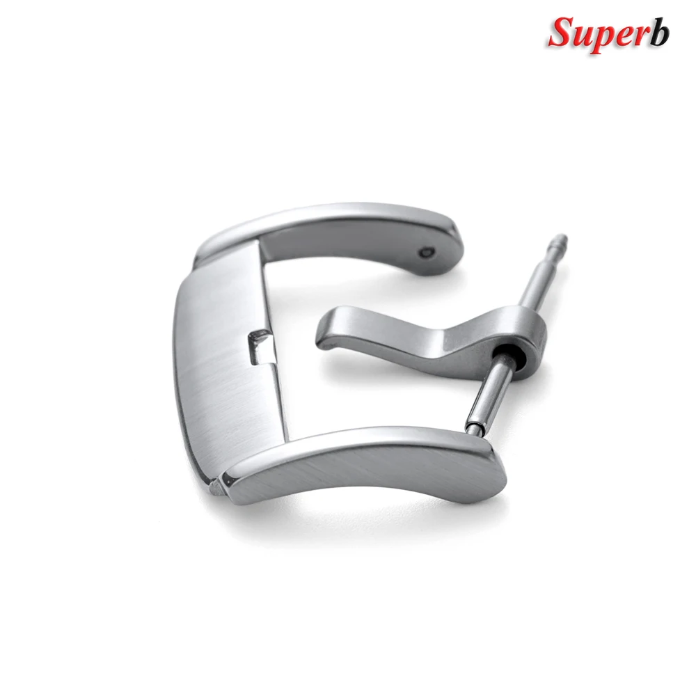 20mm pulseiras de relógio fivela pino de aço inoxidável para silicone couro náilon pulseira de relógio fivela acessórios de relógio