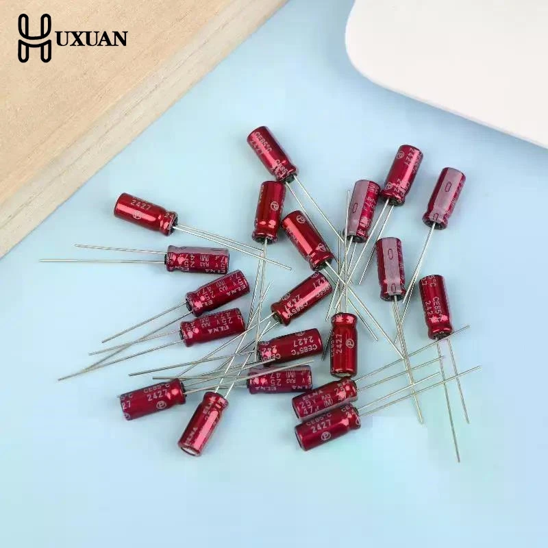 

【New】10/30/50Pcs ELNA 25V47UF SILMIC II Series 5x11mm CE85°C Fever Audio Electrolytic Capacitor 25V47UF Copper Pin Capacitors