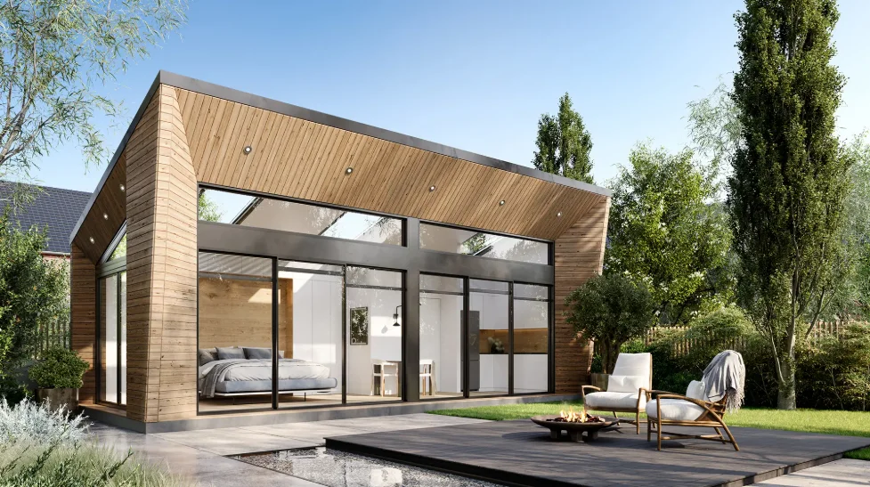 Prefabricated Light Steel Frame Tiny Luxury Mobile Bedrooms House Prefab Light Steel Structure Modular Prefab Villa
