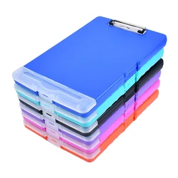 Portapapeles Carpeta archivos impermeable Caja almacenamiento documentos a prueba polvo para hospital