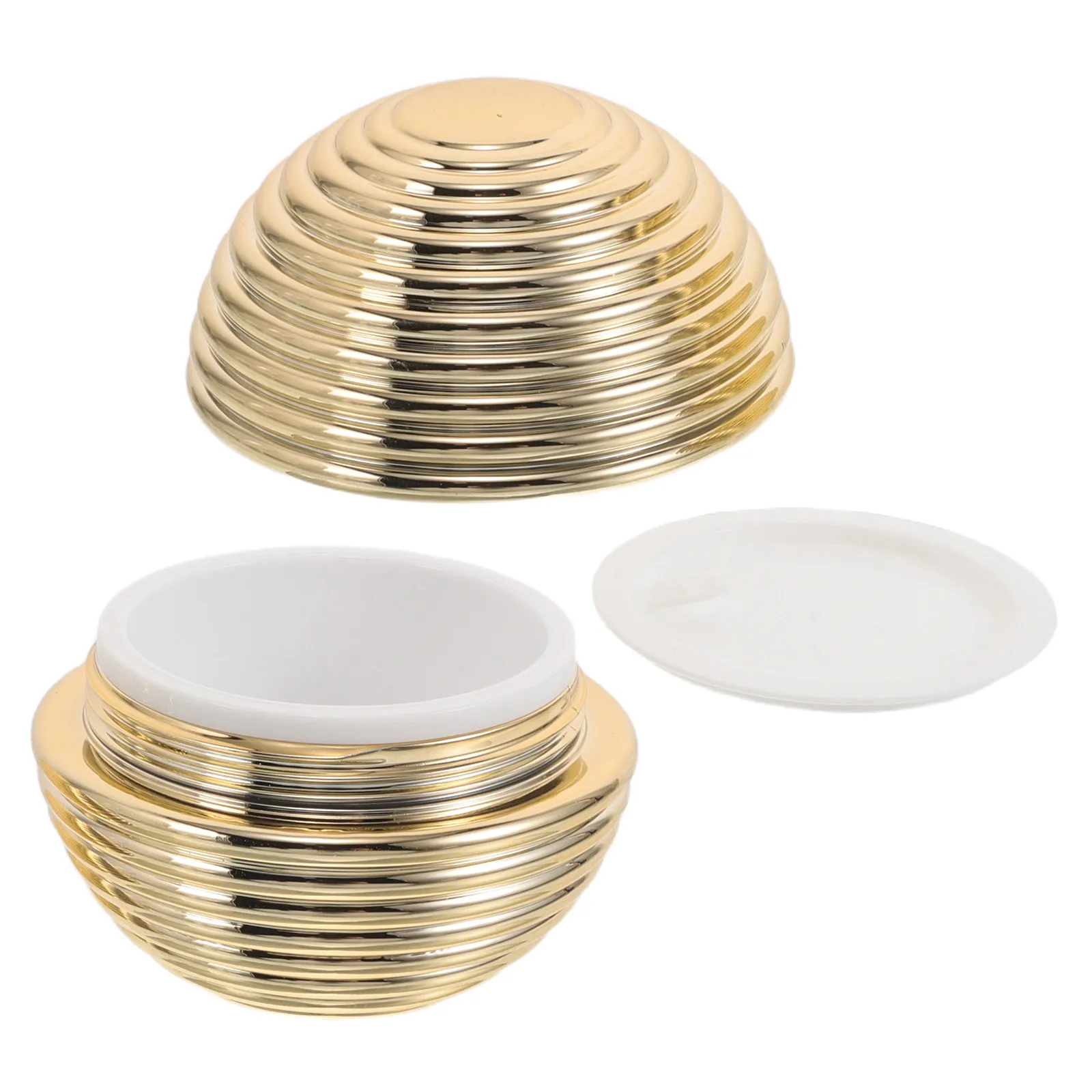 

Empty Travel Cream Jar 30G Refillable Acrylic Lotion Bottle Compact Lightweight Leak Proof for Skincare Routine Travel