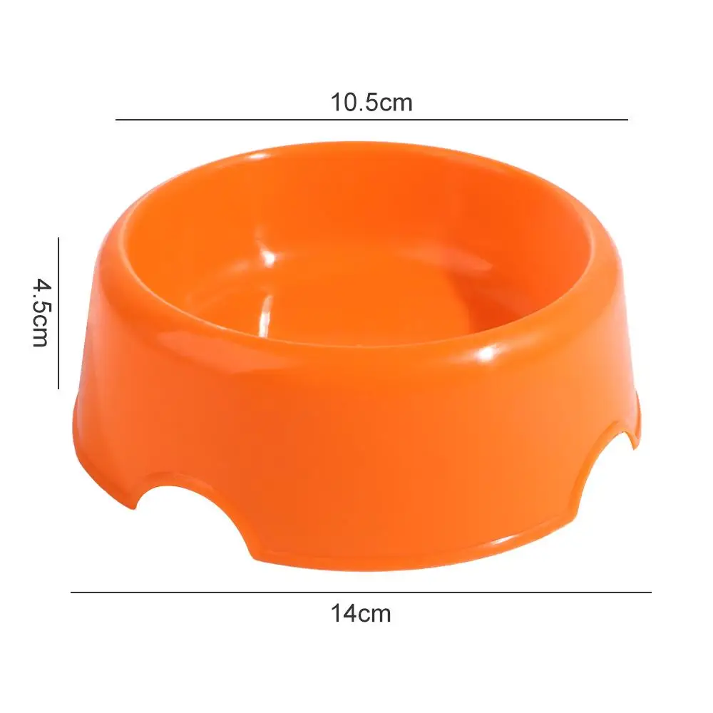 Safety Cute Multi-Purpose Candy Color Plastic Dog Bowls Feeding Water Food Puppy Feeder Cat Dog Bowls Pet Feeding Supplies