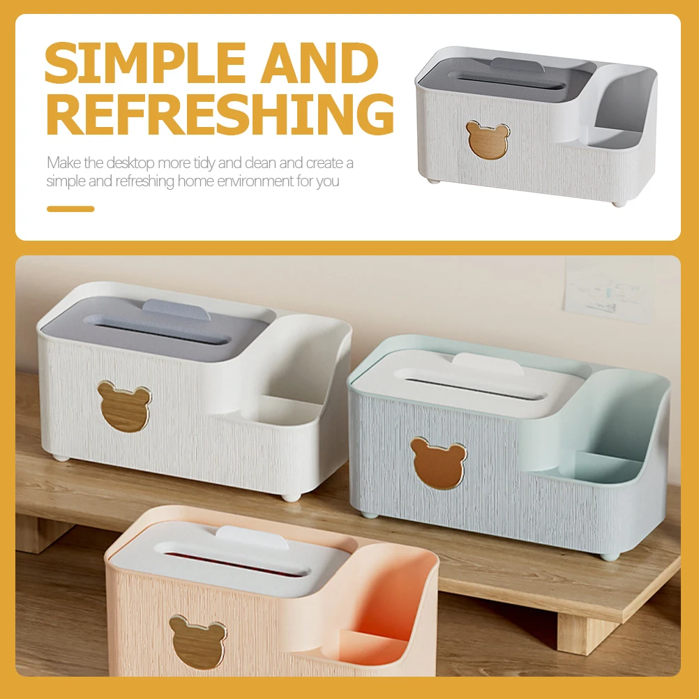 

Stylish Lightweight Tissue Box Storage Holder for Living Room Bedroom Bathroom Square Cover Napkin Dispenser Home Use