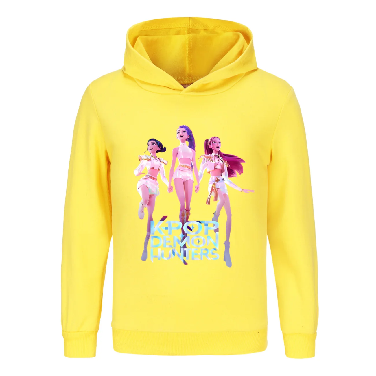 KPop شيطان الصيادين Huntrix هوديي الاطفال مقنعين البلوز طفل الفتيات البلوز هوديس الفتيان موضة ملابس خارجية ملابس الأطفال