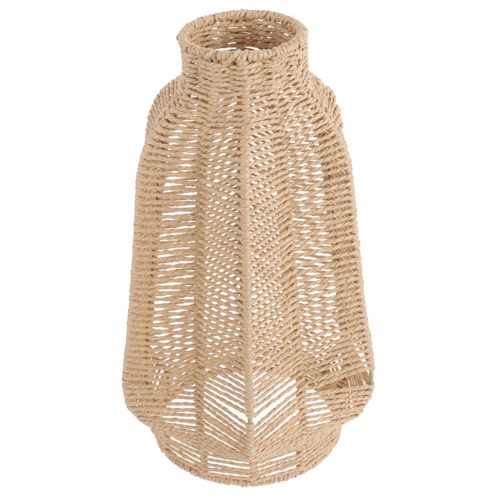 

Woven Pendant Lamp Shade Rustic Decorative Ceiling Lamp Cover for Home Hotel Restaurant Bedroom Living Room Ceiling Light Cover