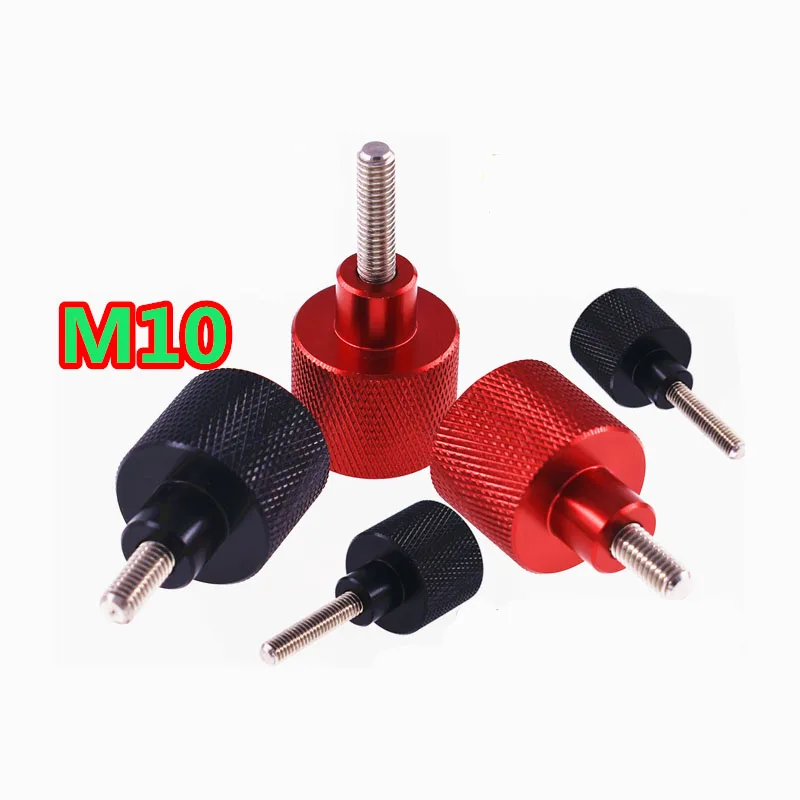 

1Pcs M10 Color Aluminium Alloy Stainless Knurled Thumb Screw Hand Grip Knob Step Bolt Screws