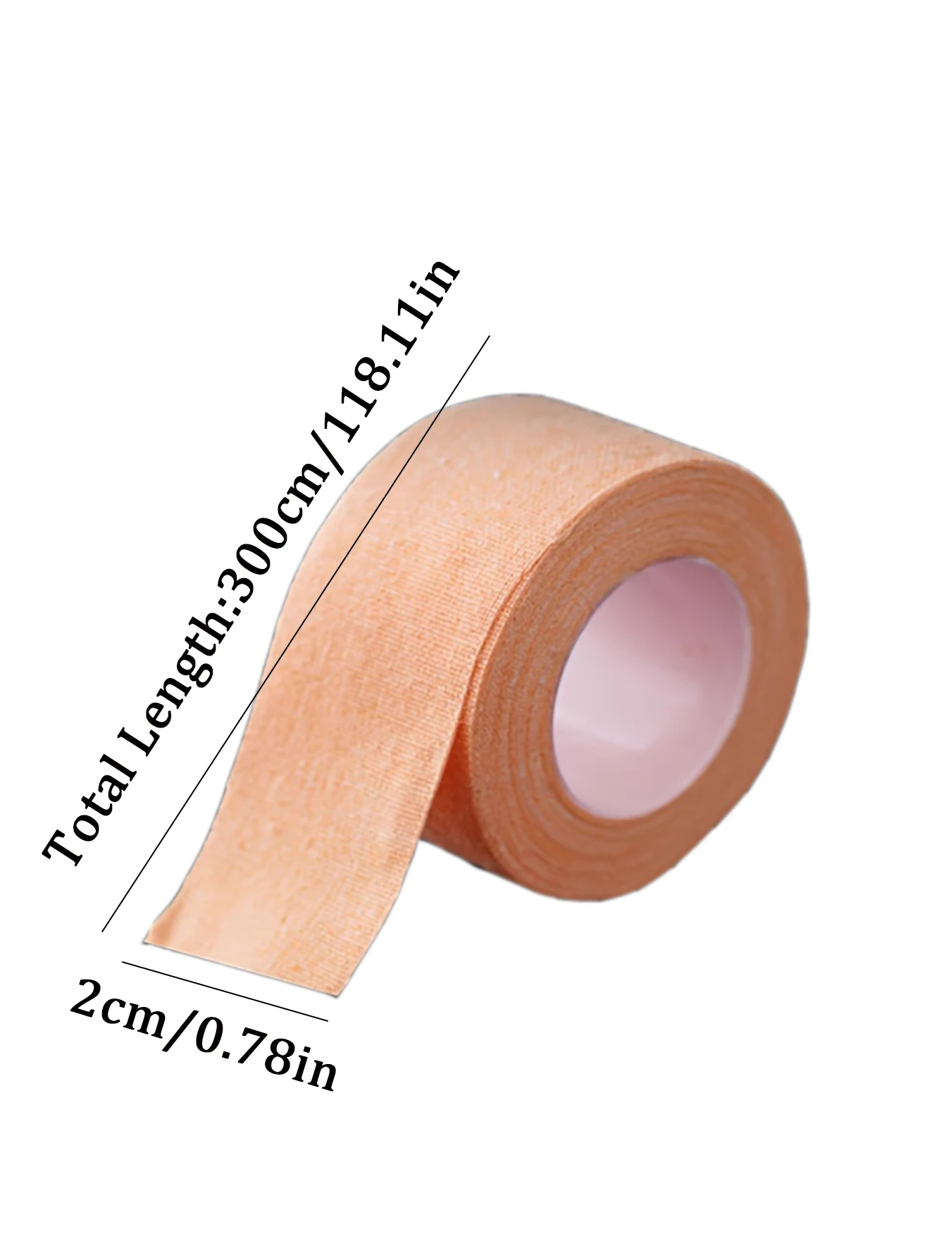 Sport Selbsthaftende Kohäsive Bandage Elastische Unterstützung für Knie Finger Knöchel Handflächen Schultern Hautfarbenes Vliesband – Detail 4
