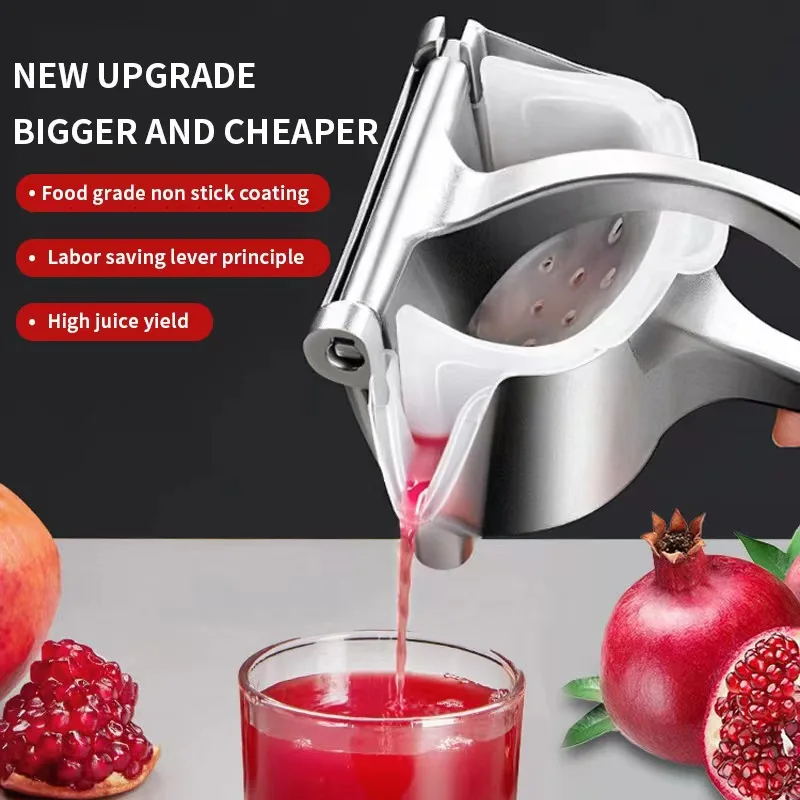 

Aluminum Alloy Manual Juicer Sugarcane Pomegranate Orange Squeezer Household Fruit Press Lemon Kitchen Accessories Artifact