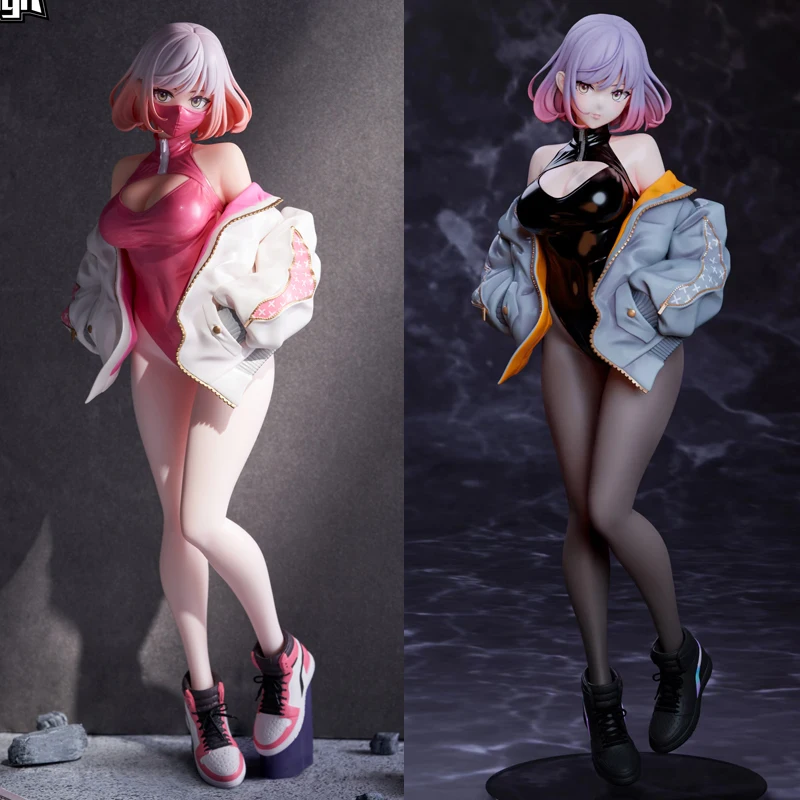 Original pink version sneakers high slit mask figure LUNA anime girl model