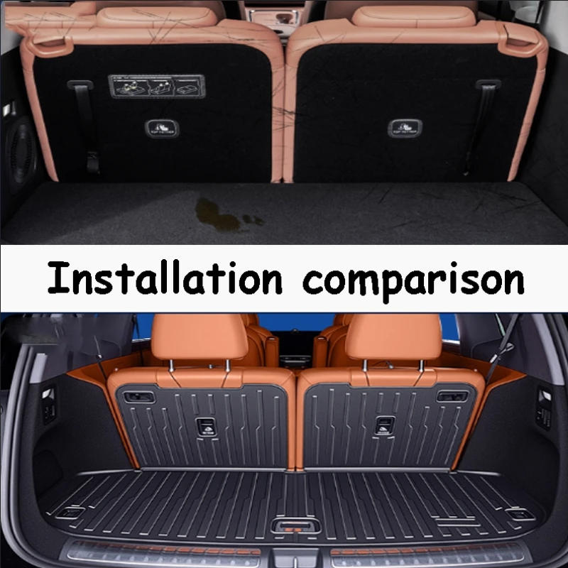 وسادة صندوق السيارة بخمسة مقاعد بستة مقاعد لـ Leapmotor C16 2024-2026 ملحقات حماية شاملة مضادة للأوساخ من مادة TPE #2