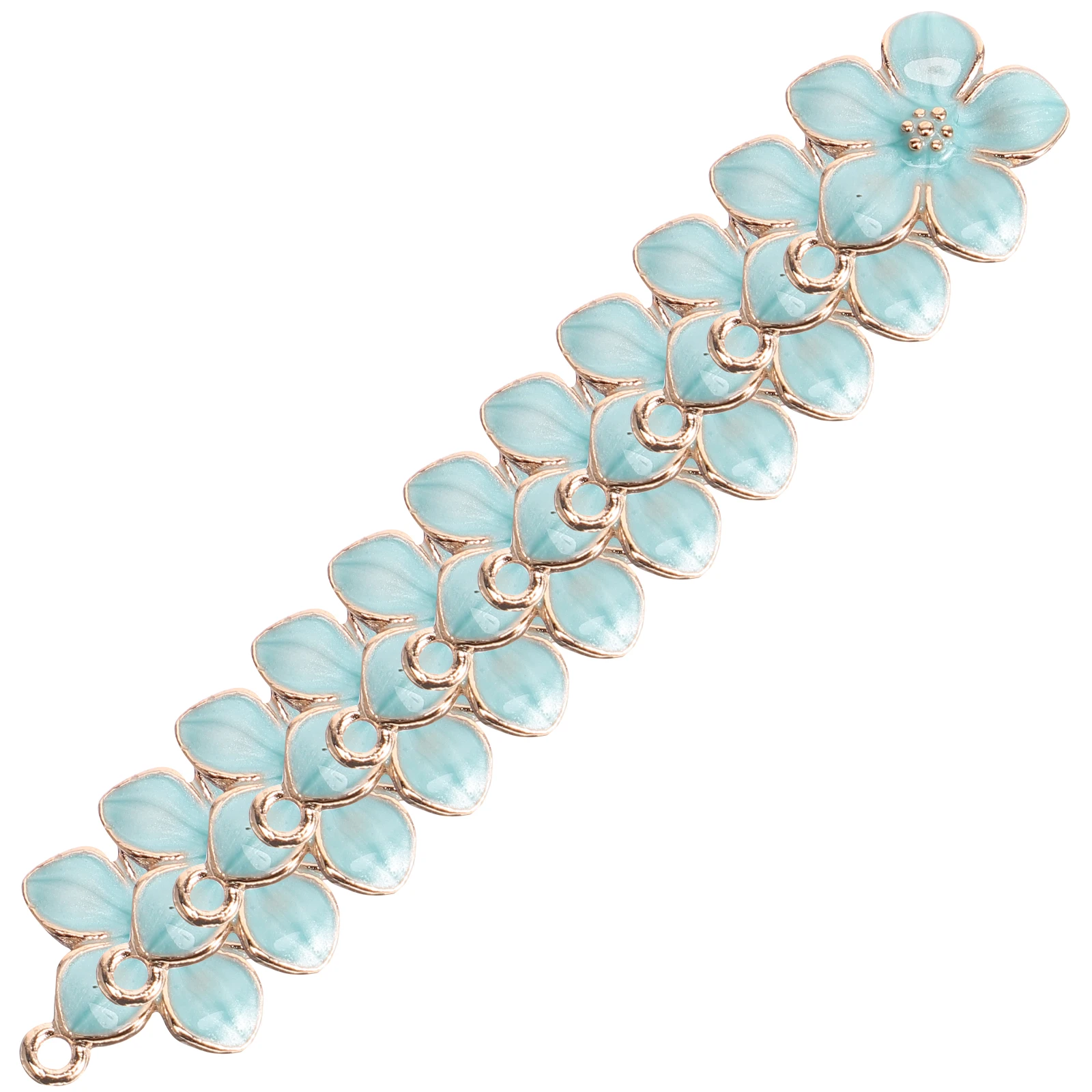 

50Pcs Sakura Cherry Blossom Necklace Flower Pendant Alloys Jewelry Charms Decorative Supplies Lightweight Gifts