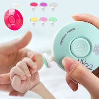 Electric Baby Nail Trimmer Kid Nail Polisher Tool Infant Manicure Scissors Baby Hygiene Kit Baby Nail Clipper Cutter For Newborn