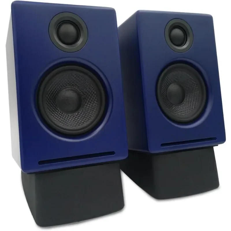 A2 Speaker komputer aktif biru dan DS1 Speaker berdiri bundel