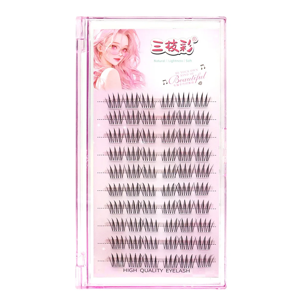 Breve ACE Pigro Ciglia Finte Singolo Cluster Manga Occhi Simulazione Naturale Piccoli Occhi Coreano Popolare Ragazza Gruppo Idol