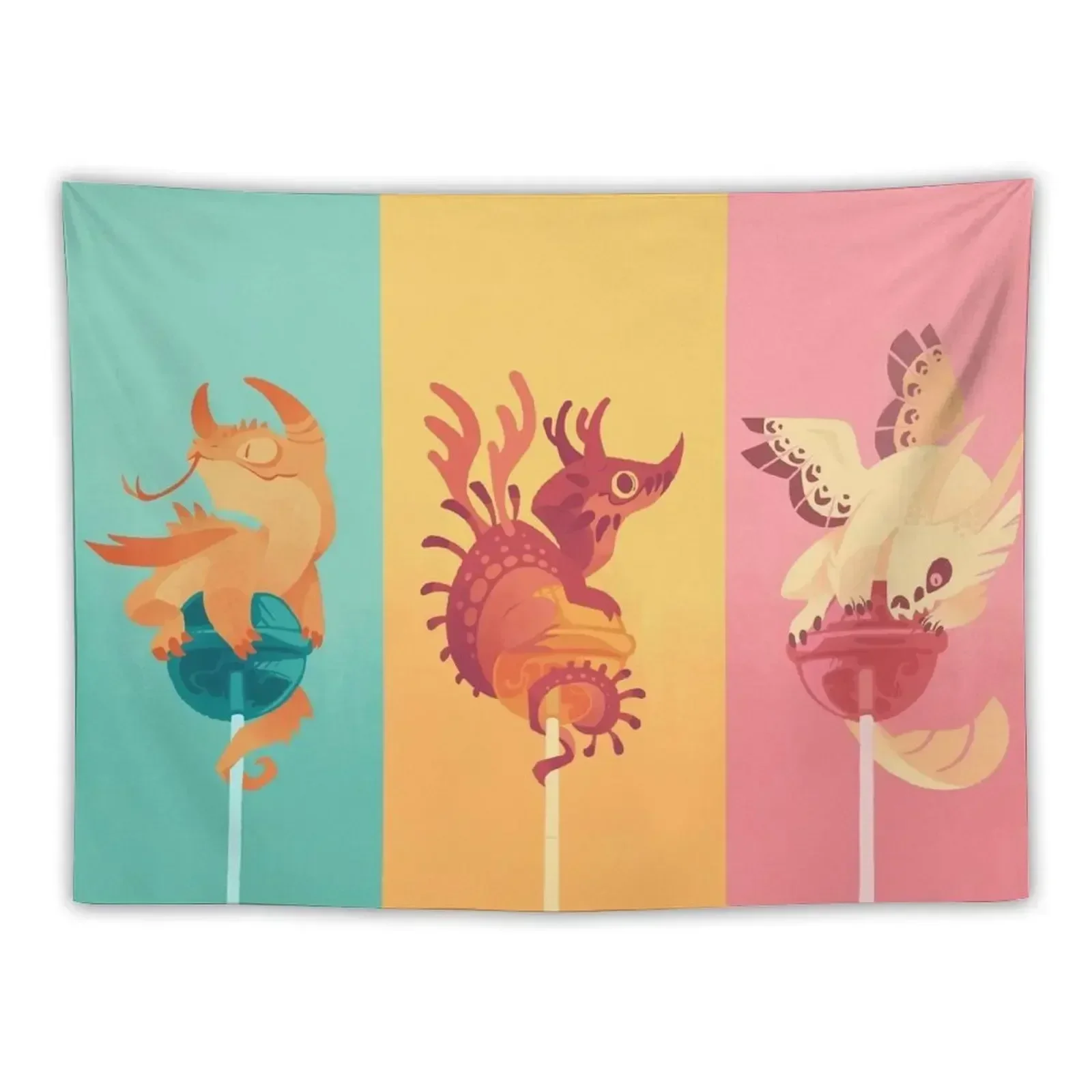 Dragonpops assorted pack Tapestry Room Aesthetic Wall Art House Decoration Tapestry