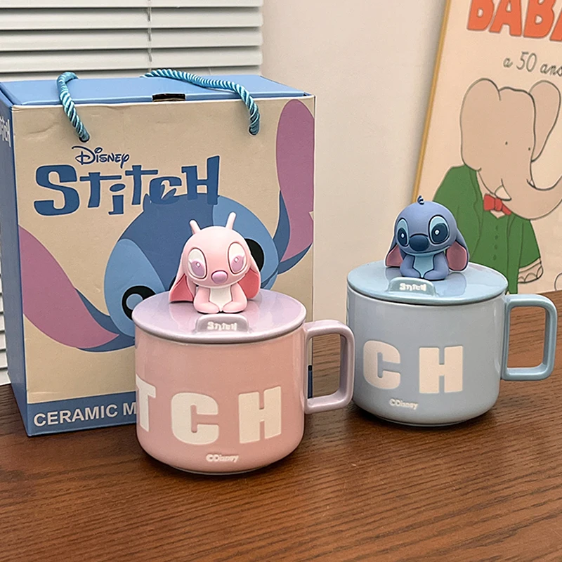 

Stitch ceramic mug, couple, coffee water cup, milk cup, office water cup, birthday gift