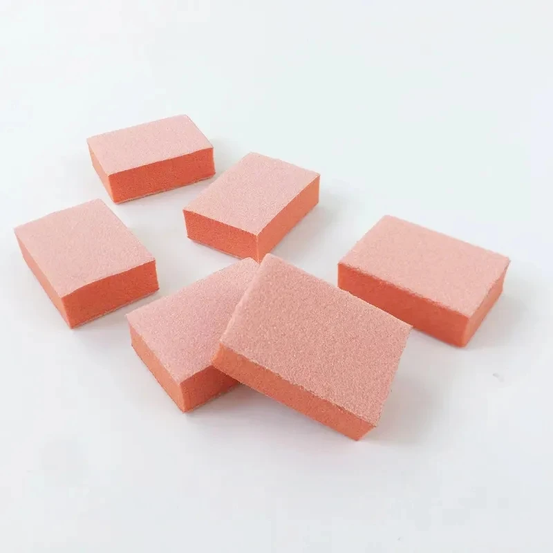 100 szt. Mini Płytek Pilnikowych do Paznokci 80/100/180/240 Gąbka Polerska do Akrylu Naturalnego Lakieru do Paznokci Polerka do Manicure Pedicure