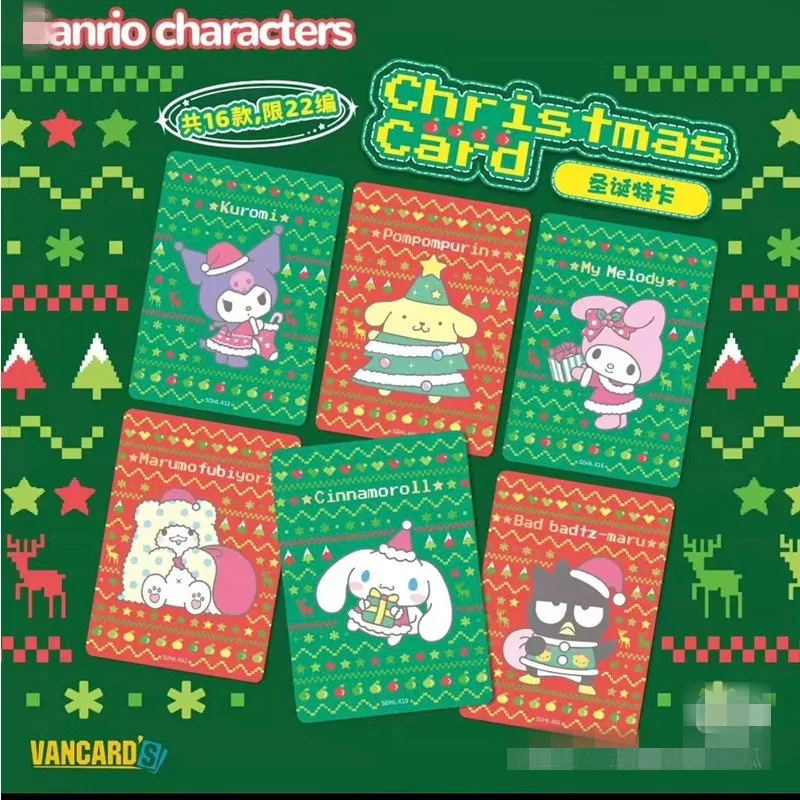 Anime Hello Kitty Sanrio Cards Kuromi Trading Card Game My Melody Booster Box Cartoon Cute Collection Card Toy For Girl