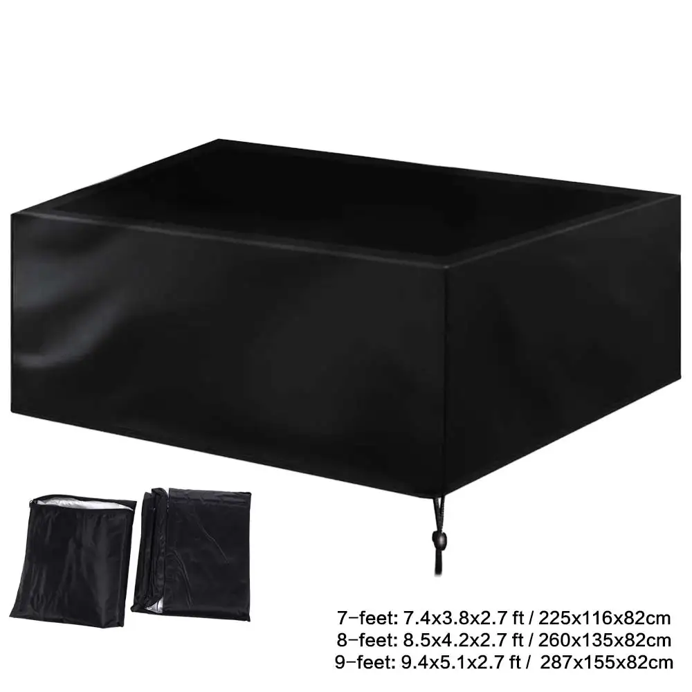 7-8-9-feet-billiard-table-cover-oxford-cloth-with-drawstring-pool-table-dust-cover-thickened-black-snooker-table-cover