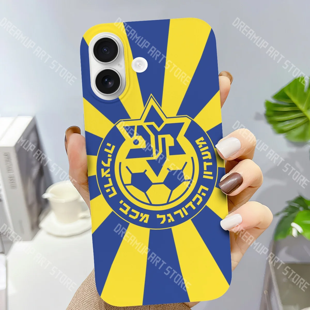 Maccabi Herzliya FC Case for iPhone 17 16 15 14 11 Pro Max 13 12  Air Mini XR XS X 8 7 6 6S Plus Soft Silicone Shockproof Cover