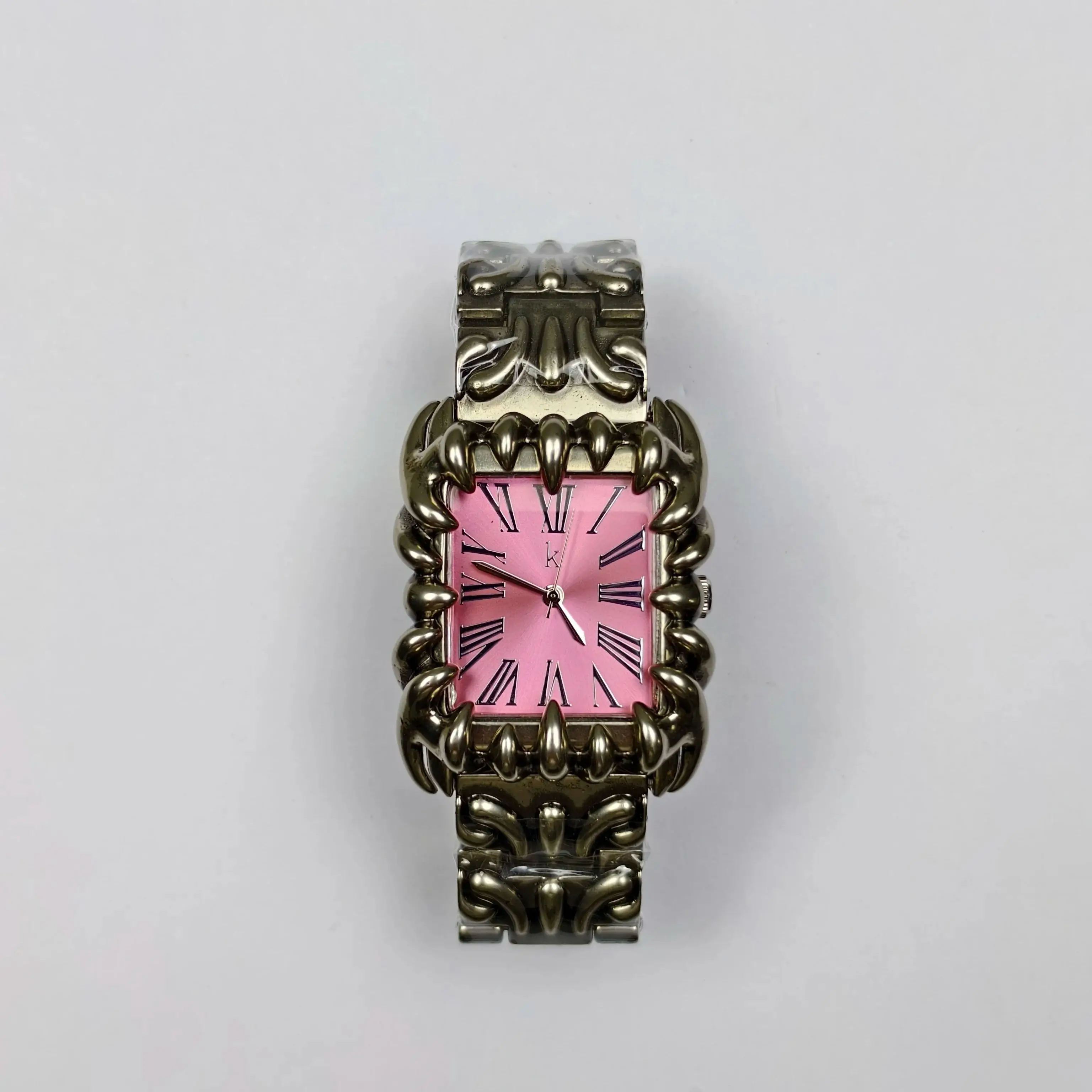 Authentic Kiosk Special-Shaped Watch Square Claw Alabaster Retro Y2K European and American High-End Ins Same Style