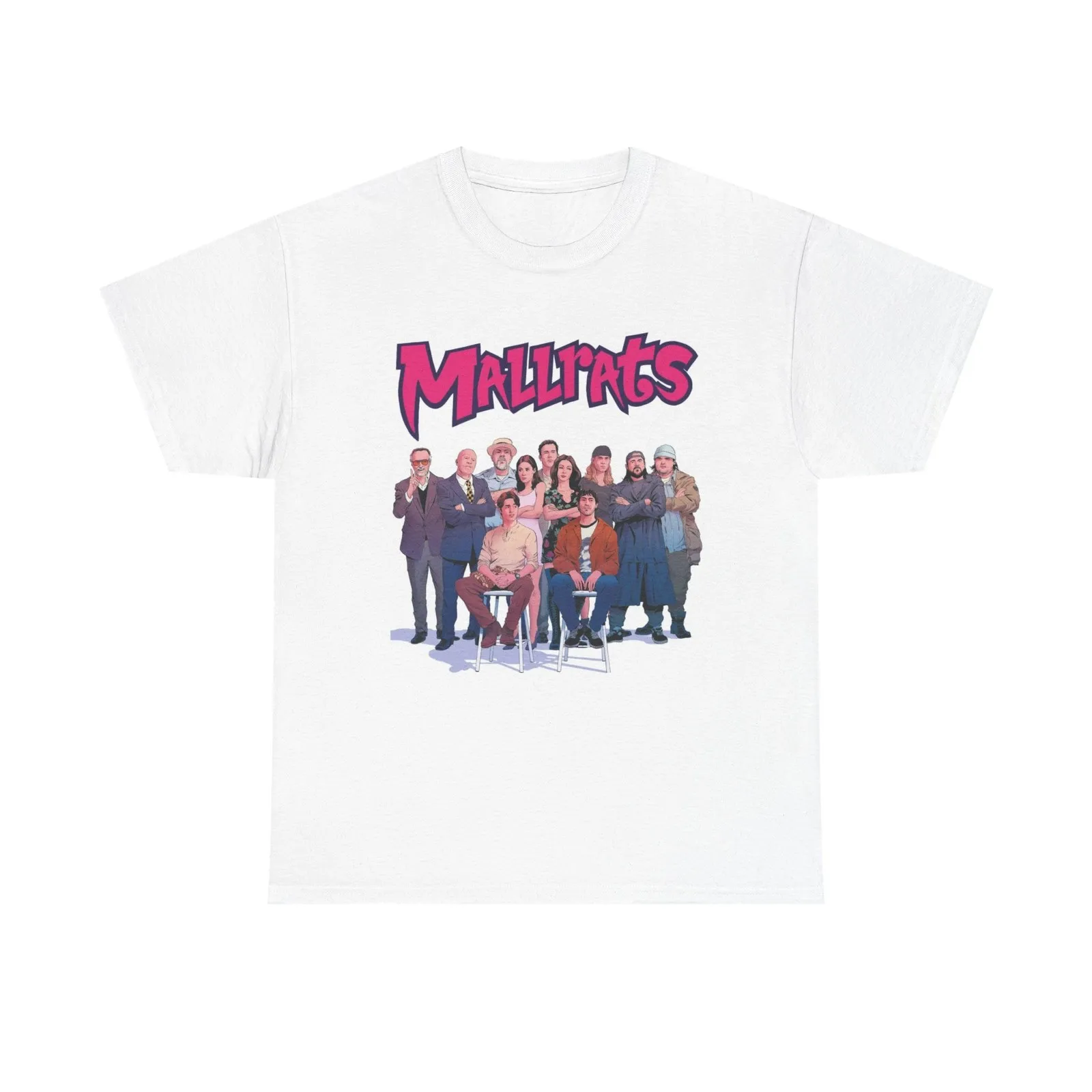 Mallrats T Shirt Vintage Comedy Movie Poster Retro Unisex Heavy Cotton Tee